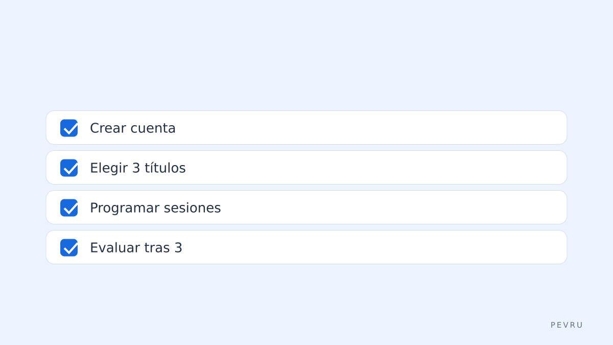 Checklist de prueba