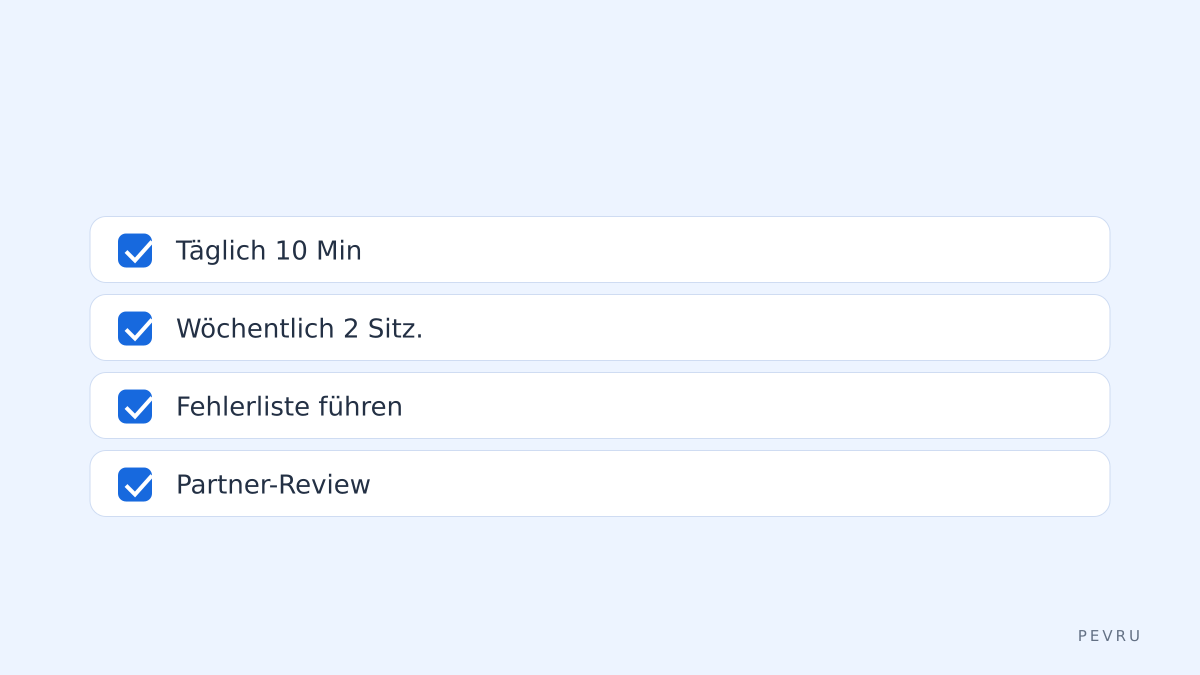 Fokus-Checkliste