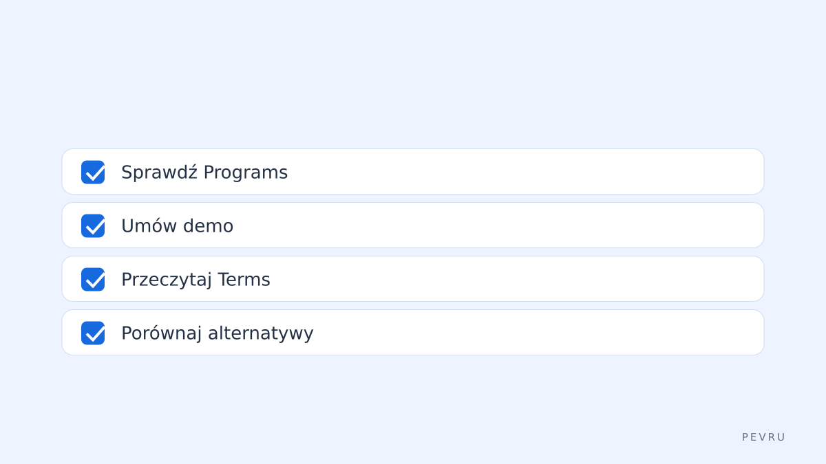 Szybki checklist