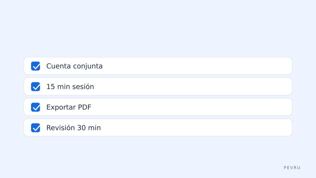 Checklist rápido