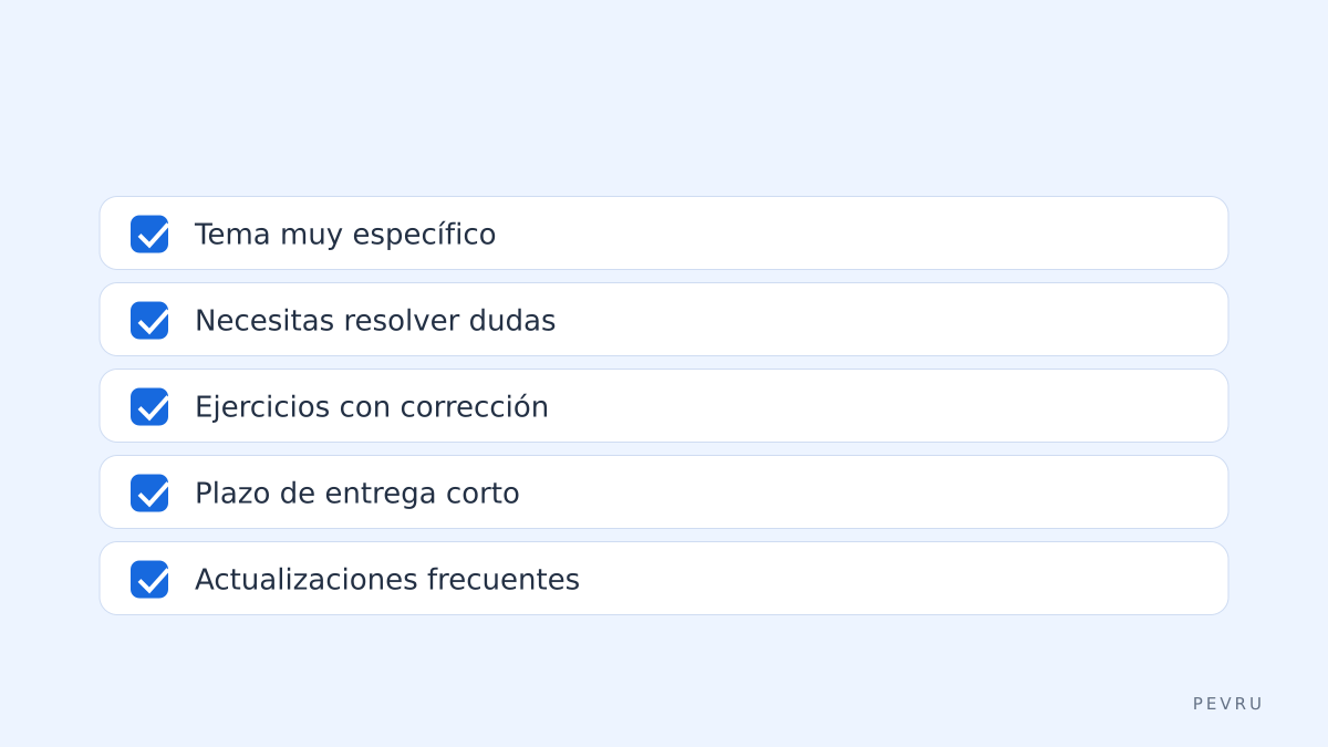 Señales de que conviene pagar