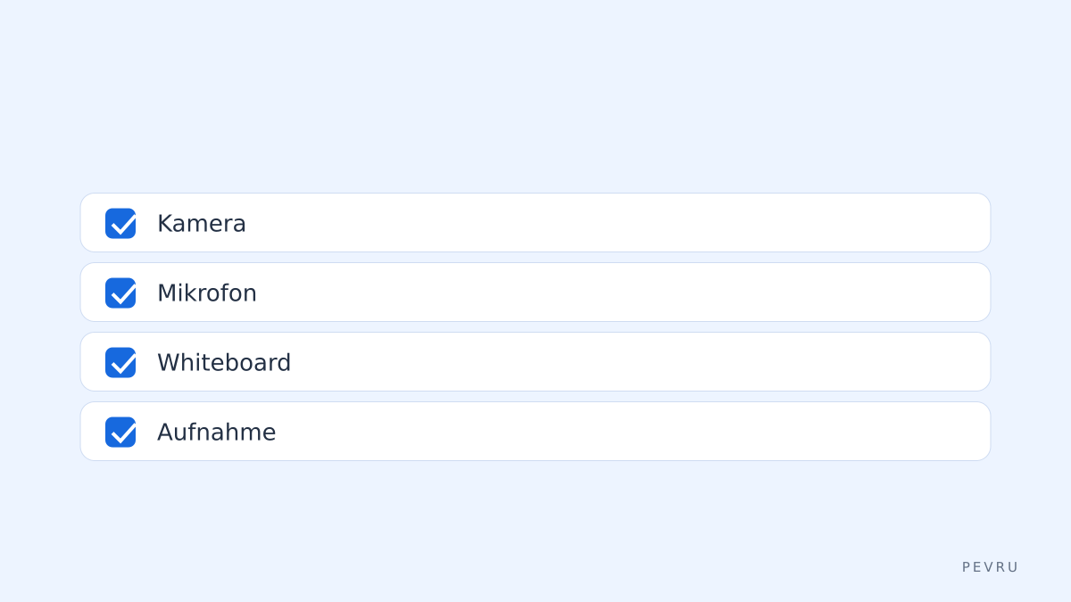 Technik-Checklist