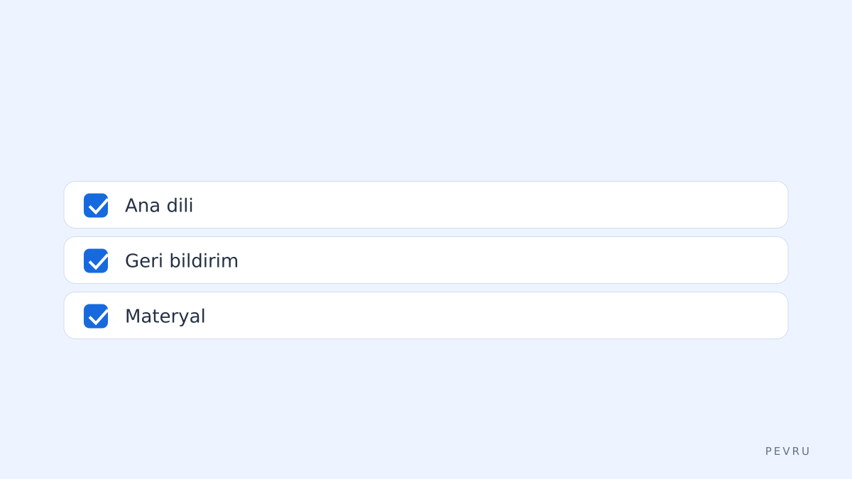 Seçim kıstasları