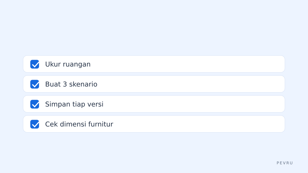 Daftar cek sederhana
