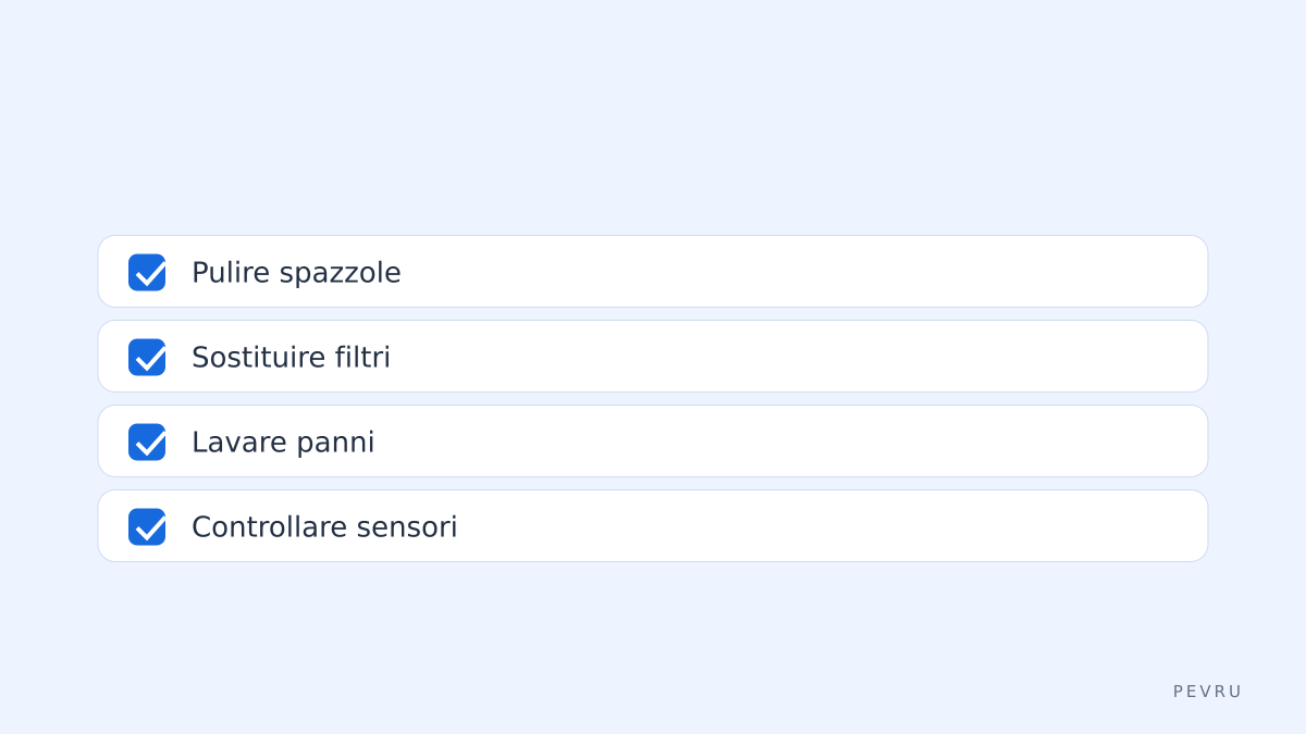 Checklist manutenzione