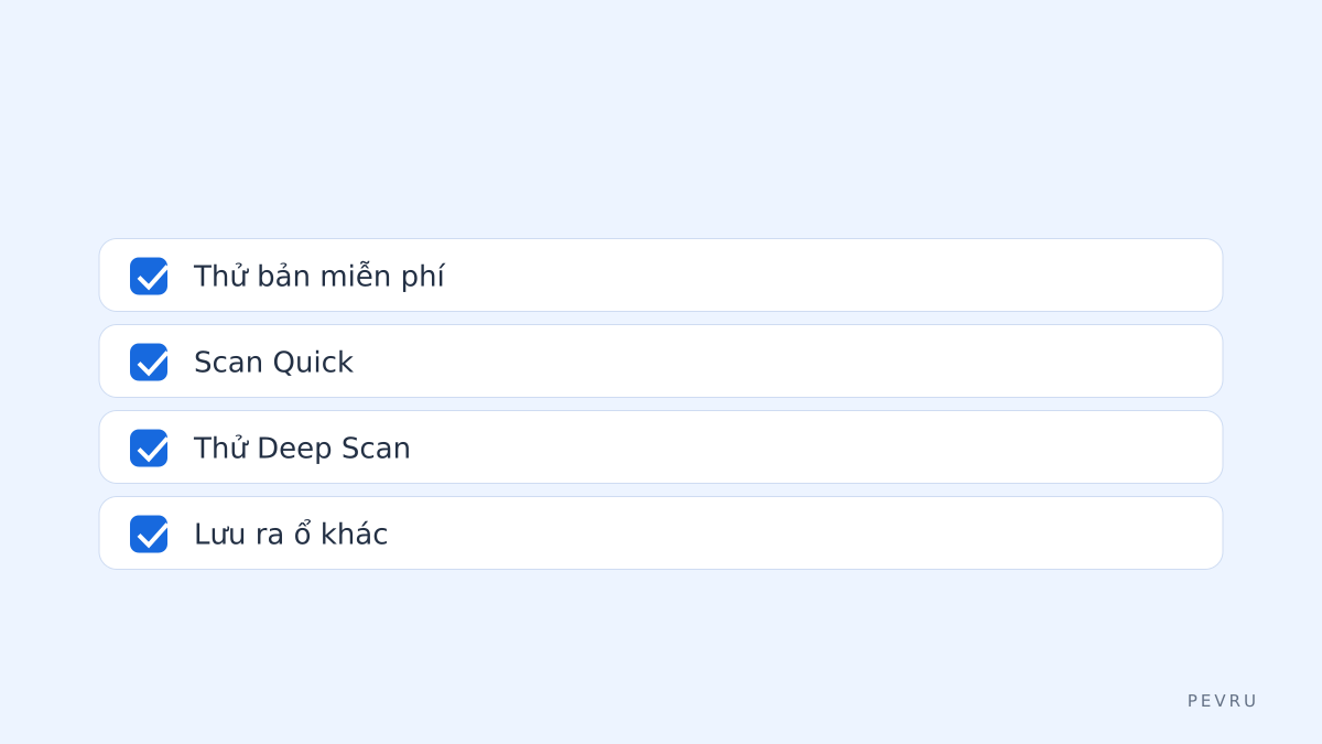 Kiểm tra trước khi mua