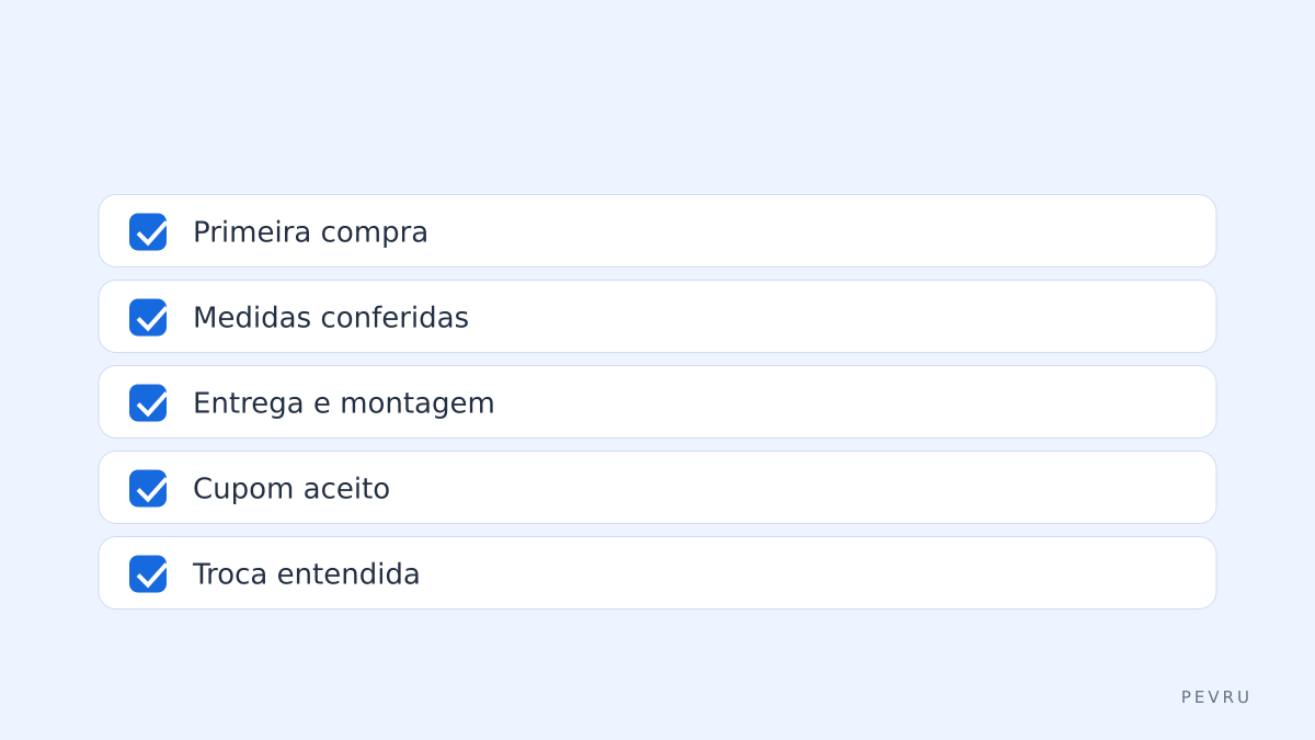 Lista antes de pagar