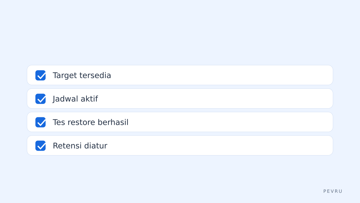 Checklist pra-produksi