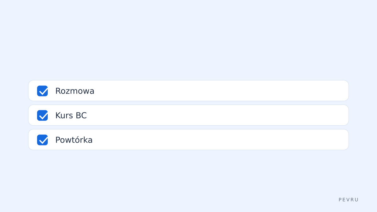 Co robić każdego dnia