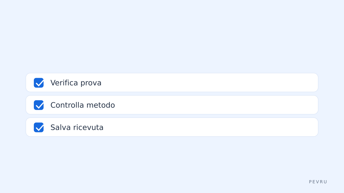 Controlli rapidi